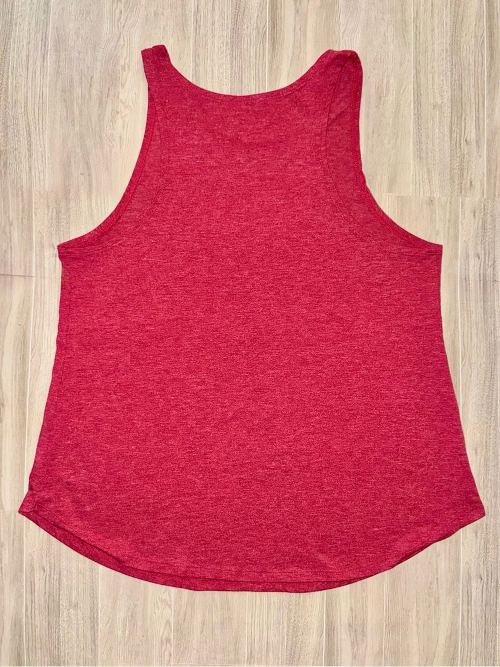 ✌🏼Red Graphic Tank Top - Casual Summer Tee - size Large 🇺🇸 - Picture 6 of 6